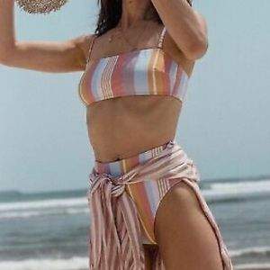 VITAMIN A- 2 PIECE SET- Top & High Waisted Bottoms